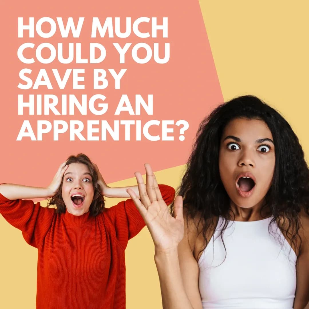 Cost savings of hiring marketing apprentices