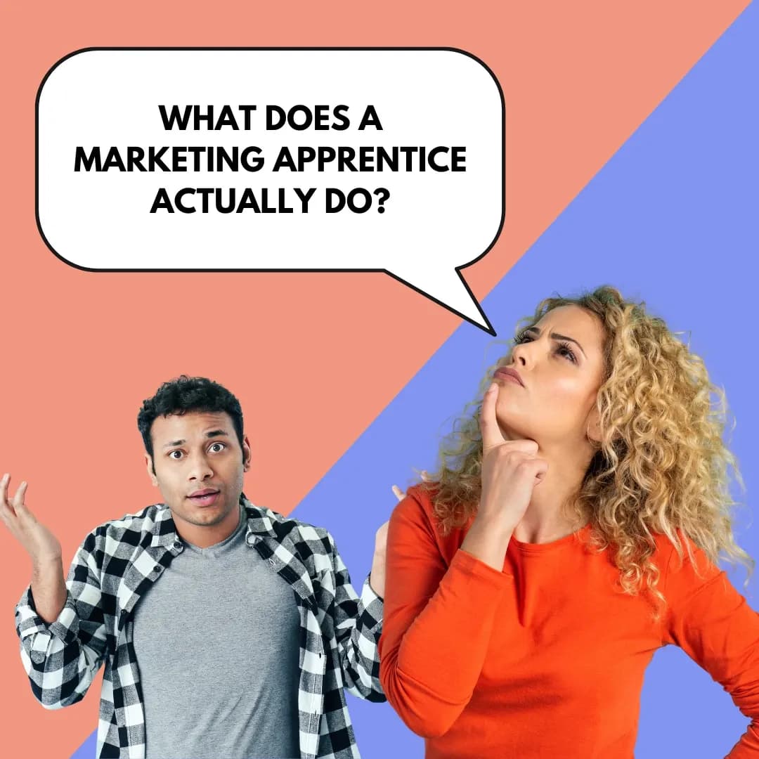 What does a marketing apprentice do?